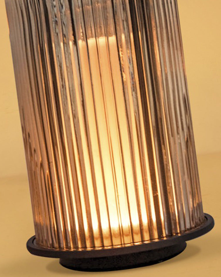 WOMO Solar Pleated Glass Lantern-WM9043