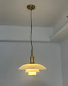 WOMO Dänische Milchglas Pendelleuchte-WM2116 thumbnail