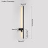 WOMO schaltbare lange lineare Wandleuchte mit Spotlight-WM6068 thumbnail