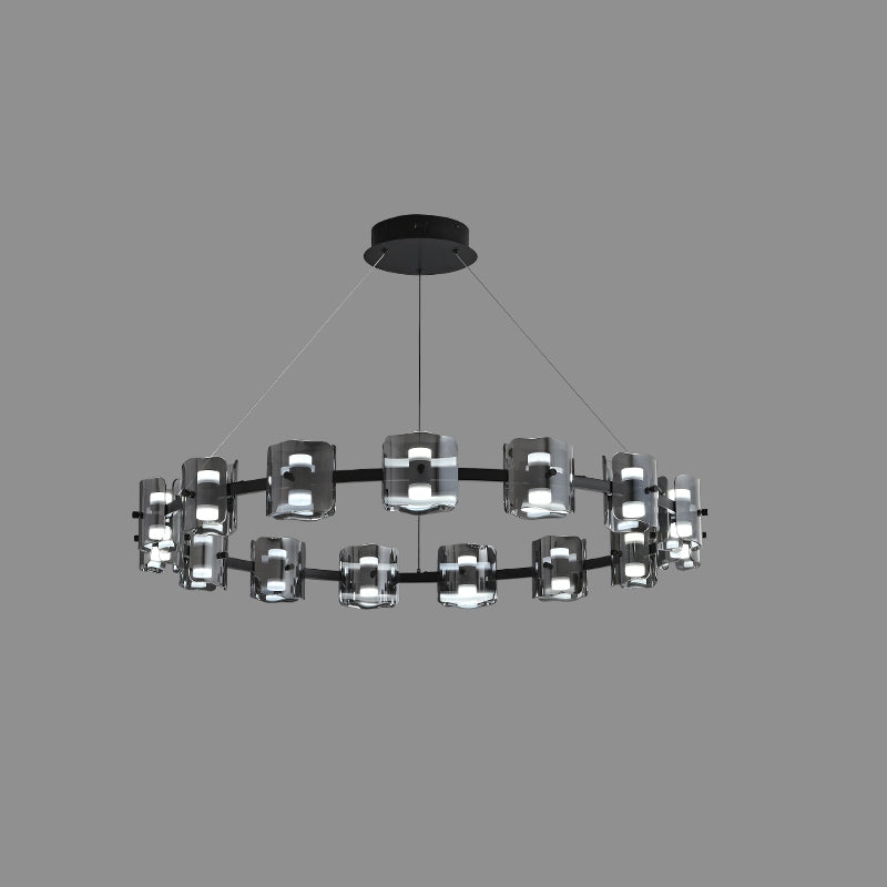 WOMO Modern Candle Round Chandelier-WM2218