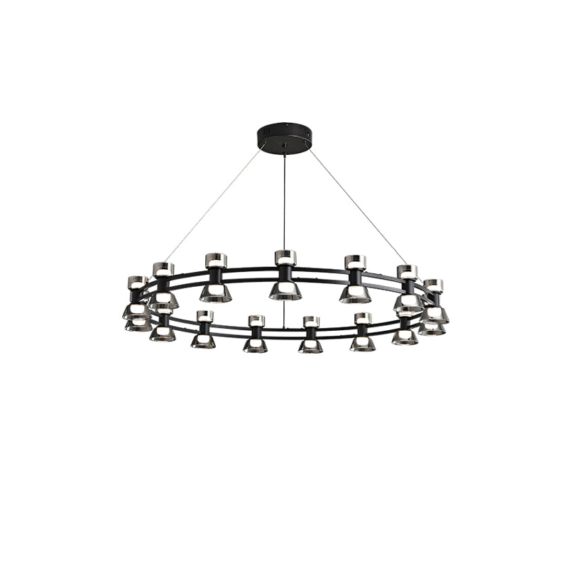 WOMO Modern Pillar Candle Round Chandelier-WM2224