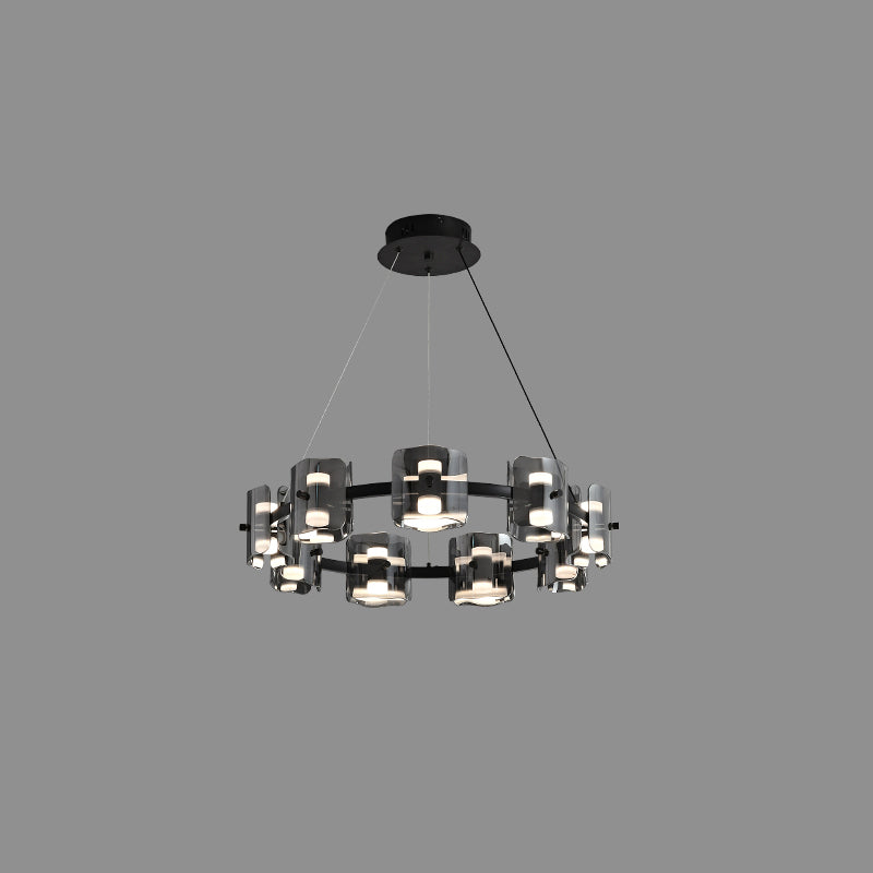 WOMO Modern Candle Round Chandelier-WM2218