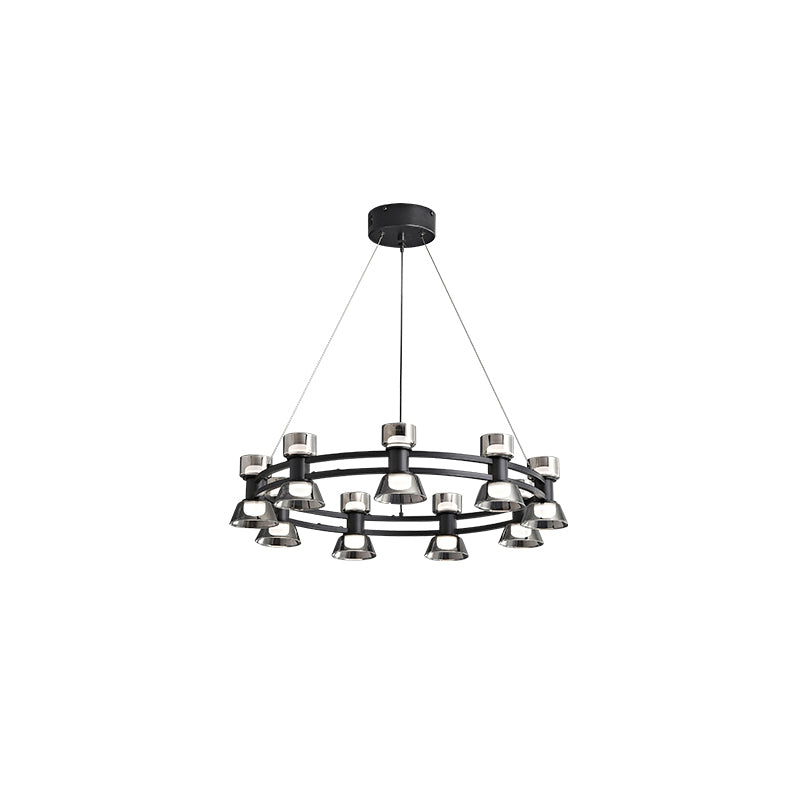 WOMO Modern Pillar Candle Round Chandelier-WM2224