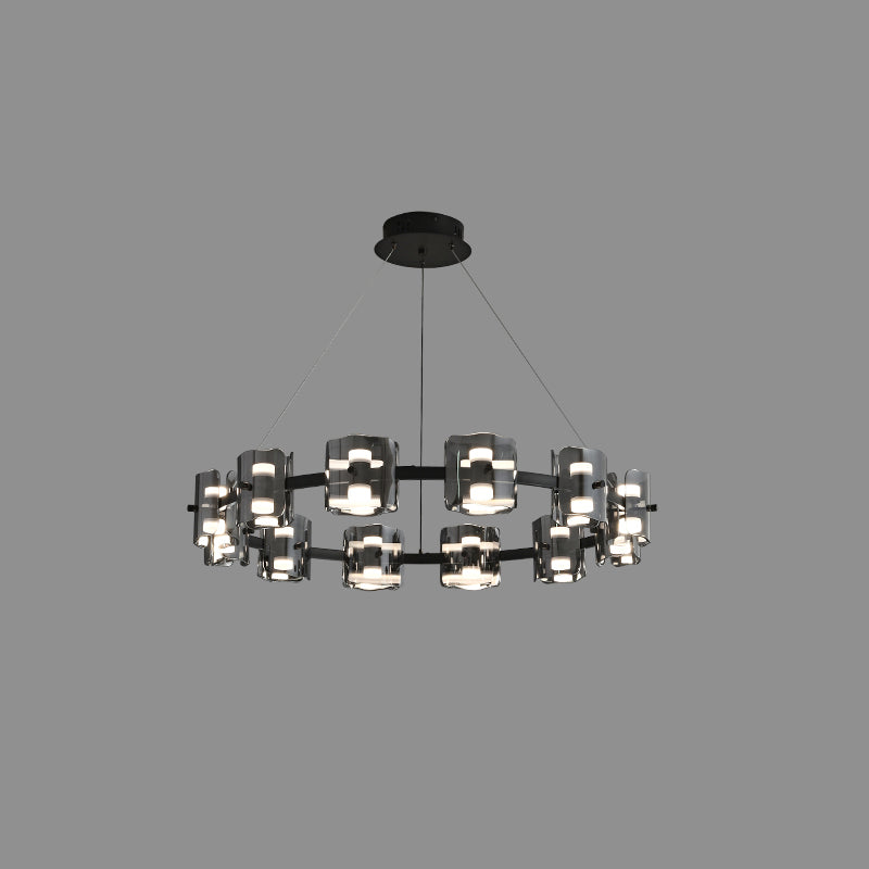 WOMO Modern Candle Round Chandelier-WM2218