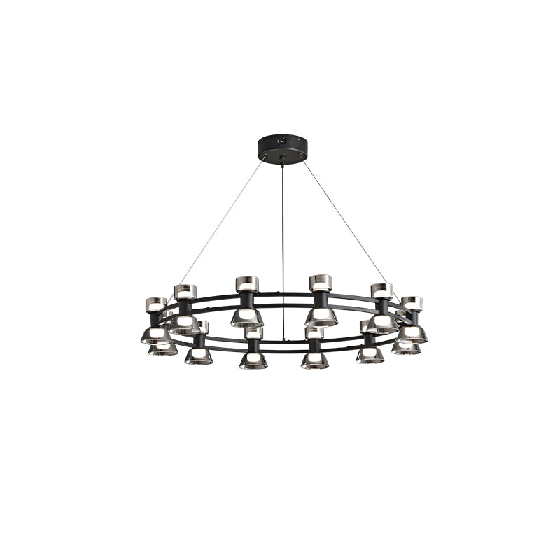 WOMO Modern Pillar Candle Round Chandelier-WM2224
