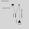 WOMO Kegel Gegengewicht Pulley Swag Pendelleuchte-WM2230 thumbnail