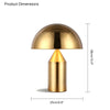 WOMO Kuppel Metall Pilz Tischlampe-WM8002 thumbnail