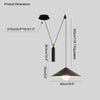 WOMO Kegel Gegengewicht Pulley Swag Pendelleuchte-WM2230 thumbnail