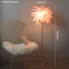 WOMO Federpalmen-Stehlampe mit Tablett-WM7052 thumbnail