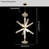 WOMO Cypher Vertikale/Horizontale Glas-Pendelleuchte-WM2153 thumbnail