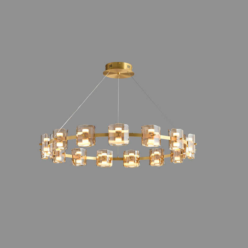 WOMO Modern Candle Round Chandelier-WM2218