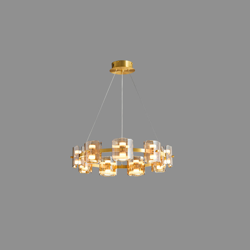 WOMO Modern Candle Round Chandelier-WM2218