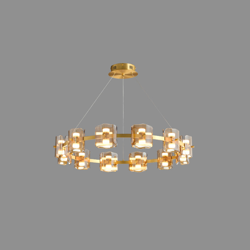 WOMO Modern Candle Round Chandelier-WM2218