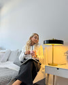 WOMO Mid-Century Runde Tischlampe mit Zugkette-WM8009 thumbnail