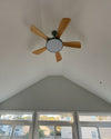 WOMO Scandi Wende-Deckenventilator mit Licht-WM5002 thumbnail