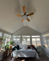 WOMO Scandi Wende-Deckenventilator mit Licht-WM5002 thumbnail