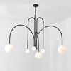 WOMO Mid Century Kronleuchter Glaskugeln im Wohnzimmer-WM2522 thumbnail