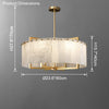 WOMO Goldene Kronleuchter Rund Esstisch-WM2390a thumbnail