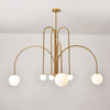WOMO Mid Century Kronleuchter Glaskugeln im Wohnzimmer-WM2522 thumbnail