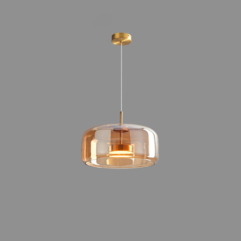 WOMO LED Pendant Light Round Glass Kitchen Modern-WM2145