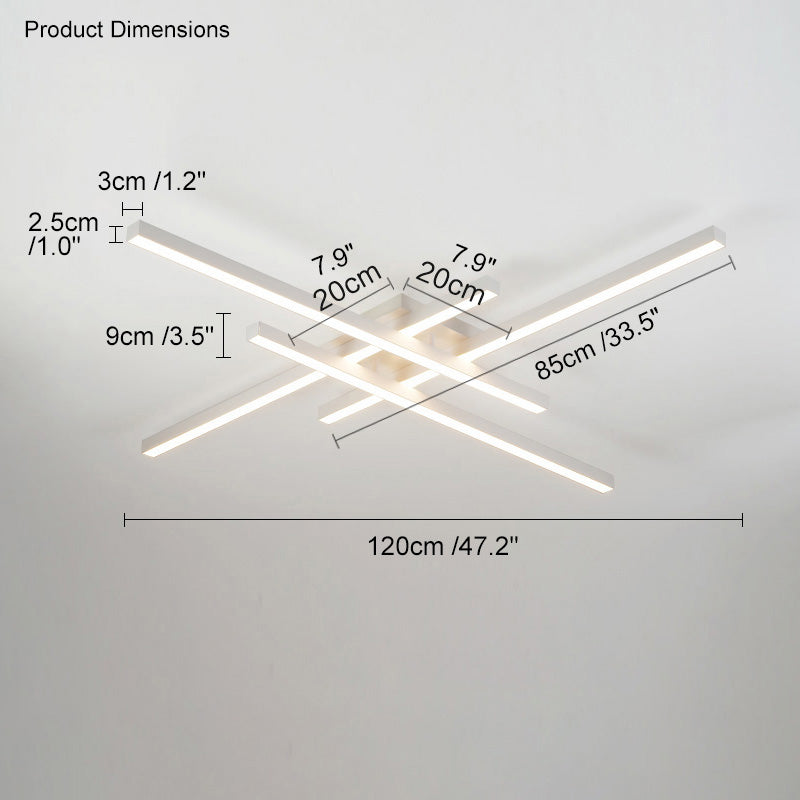 WOMO Simple Low Profile Flush Mount Ceiling Light-WM1004