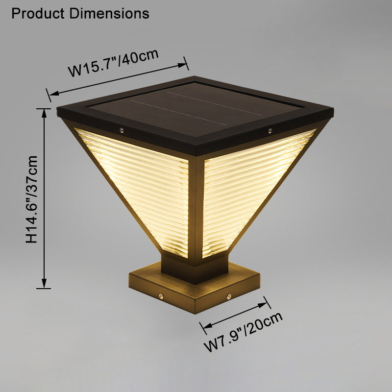 WOMO Solar Pillar Light-WM9142