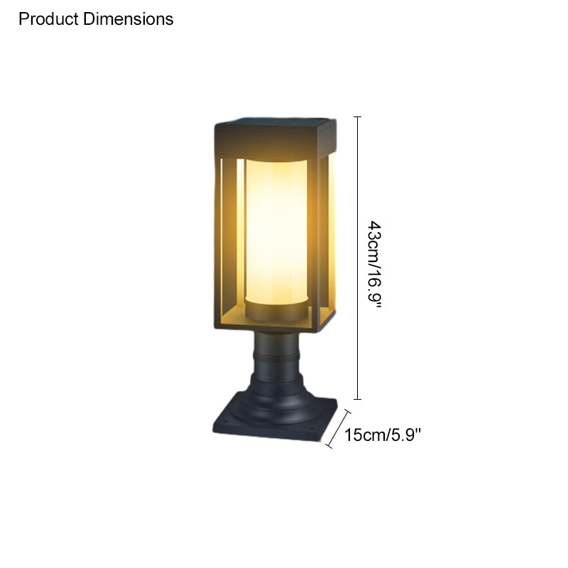 WOMO Solar Pathway Bollard Light-WM9026