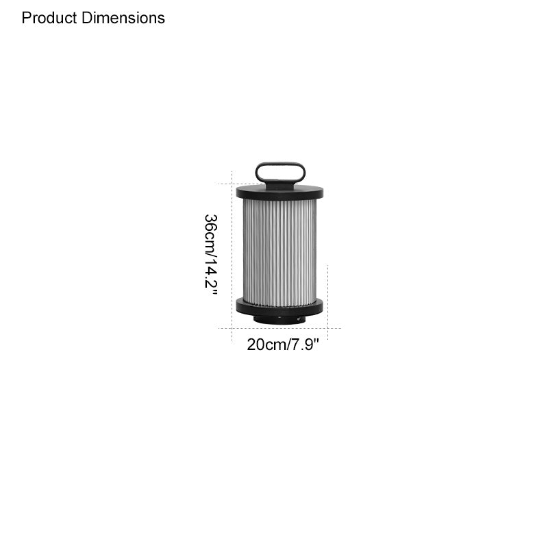 WOMO Solar Pleated Glass Lantern-WM9043