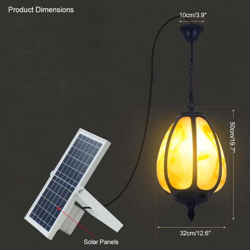 WOMO Outdoor Pumpkin Pendant Light-WM9032