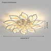 WOMO Große Blumen-Deckenleuchte aus Kristallglas-WM1107 thumbnail