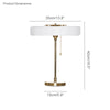 WOMO Mid-Century Runde Tischlampe mit Zugkette-WM8009 thumbnail