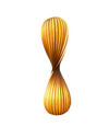 WOMO Twisted Tower Holz Stehlampe-WM7044 thumbnail