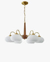 WOMO Schlafzimmer Kronleuchter Vintage Glas-WM2303 thumbnail