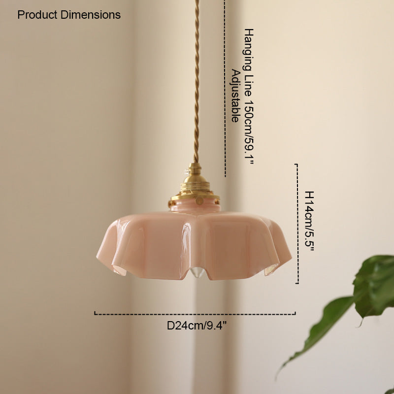 WOMO Retro Glas-Pendelleuchte-WM2084