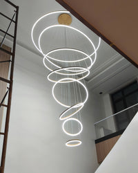 WOMO Stepped Ring LED Chandelier WM2159