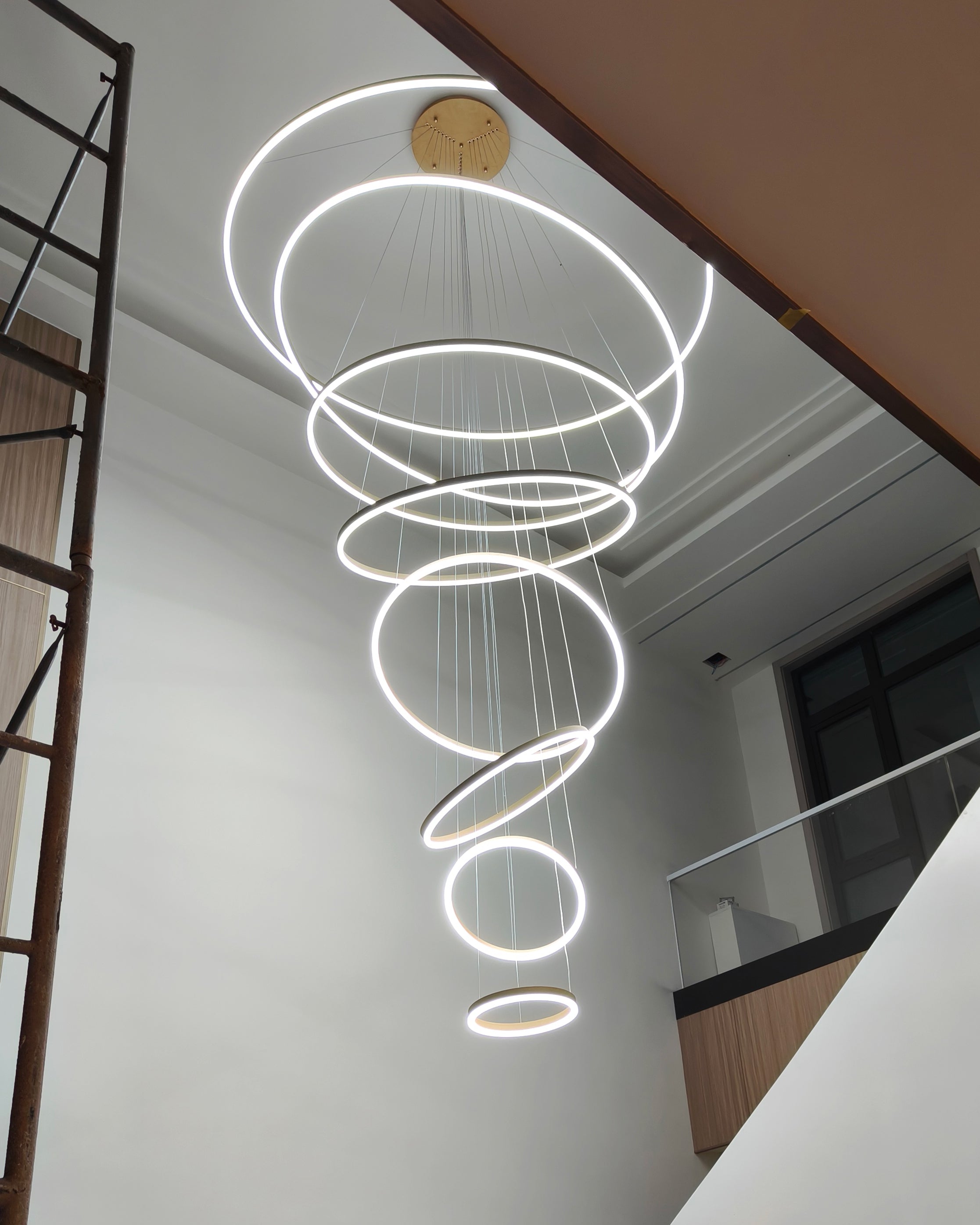 WOMO Stufenring-LED-Kronleuchter-WM2159