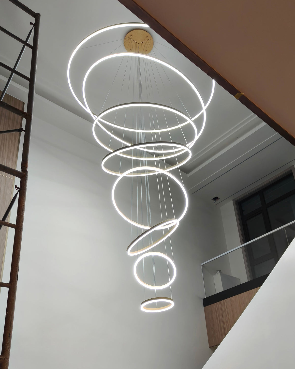 WOMO Stepped Ring LED Chandelier WM2159