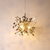 WOMO Cluster Pendelleuchte Silber Gold Esstisch Modern-WM2042