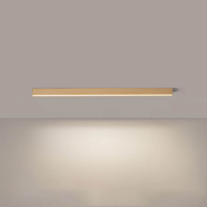 WOMO Lineare LED Deckenleuchte Flur Lang Schmal Metall-WM1003