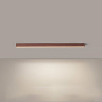 WOMO Lineare LED Deckenleuchte Flur Lang Schmal Metall-WM1003