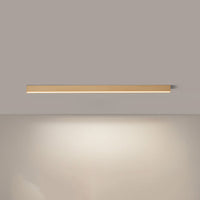 WOMO Lineare LED Deckenleuchte Flur Lang Schmal Metall-WM1003