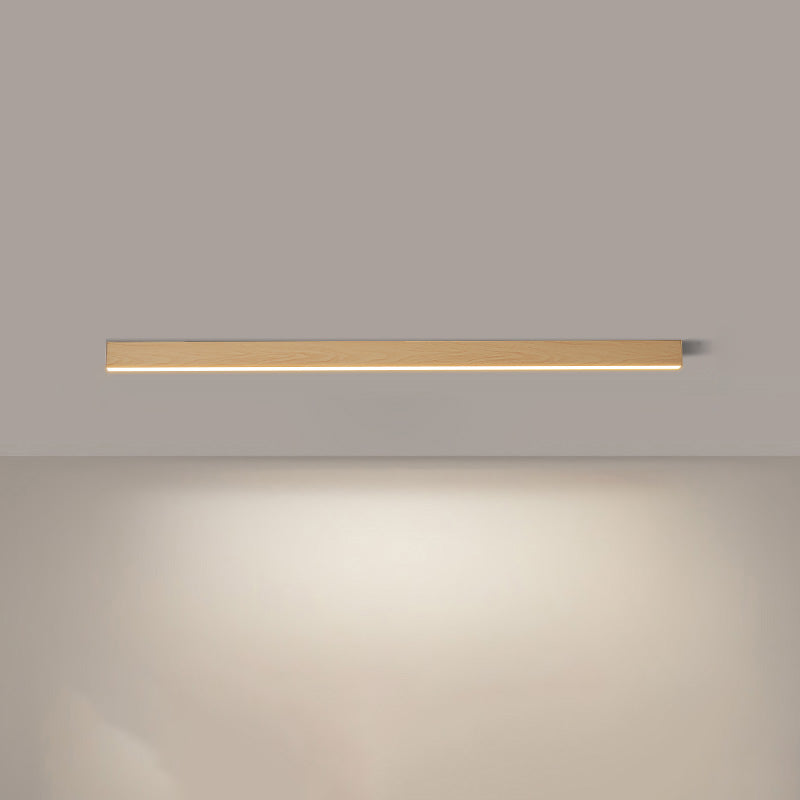 WOMO Lineare LED Deckenleuchte Flur Lang Schmal Metall-WM1003