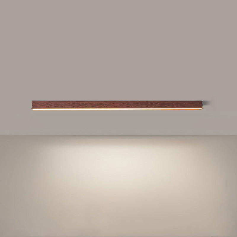 WOMO Lineare LED Deckenleuchte Flur Lang Schmal Metall-WM1003