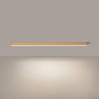 WOMO Lineare LED Deckenleuchte Flur Lang Schmal Metall-WM1003