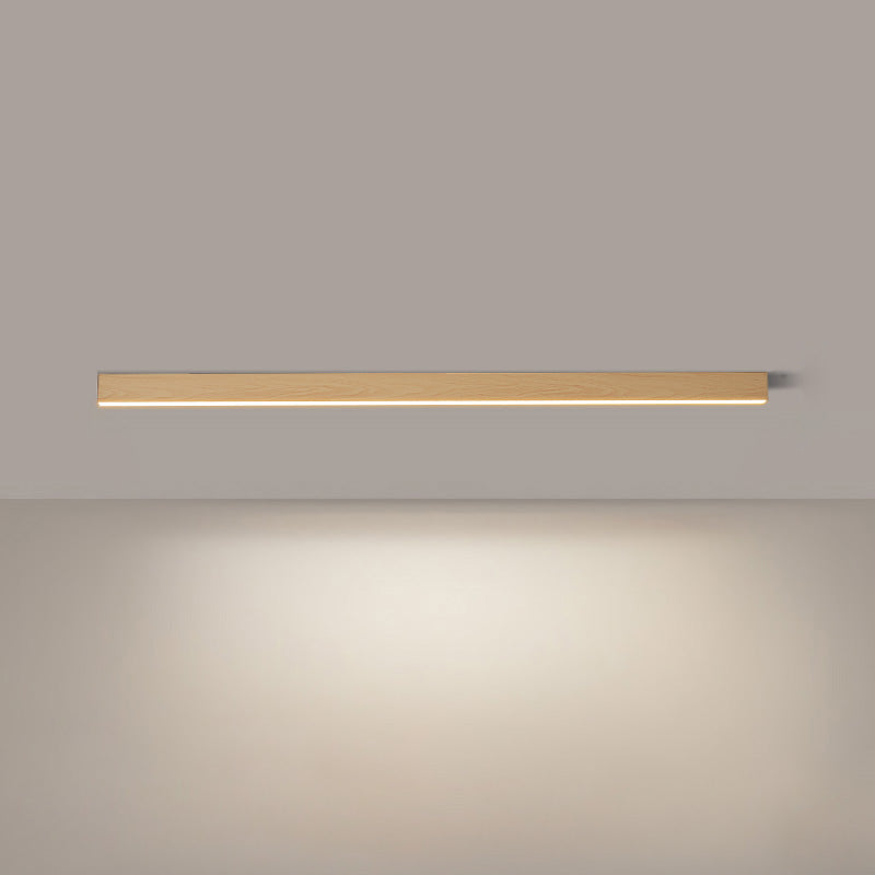 WOMO Lineare LED Deckenleuchte Flur Lang Schmal Metall-WM1003