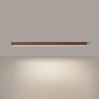 WOMO Lineare LED Deckenleuchte Flur Lang Schmal Metall-WM1003