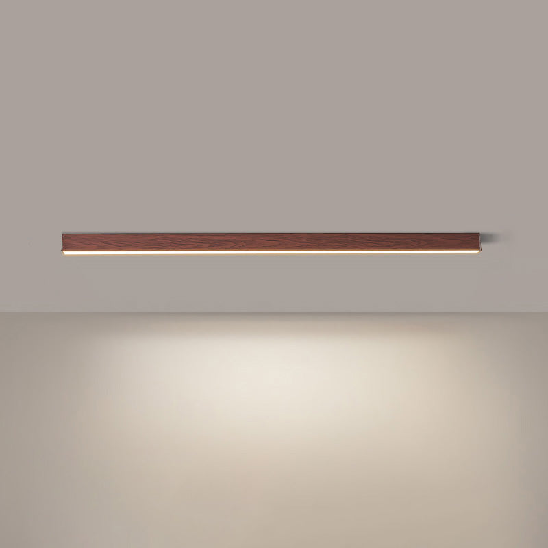 WOMO Lineare LED Deckenleuchte Flur Lang Schmal Metall-WM1003