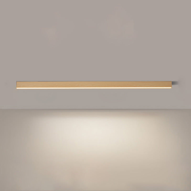 WOMO Lineare LED Deckenleuchte Flur Lang Schmal Metall-WM1003