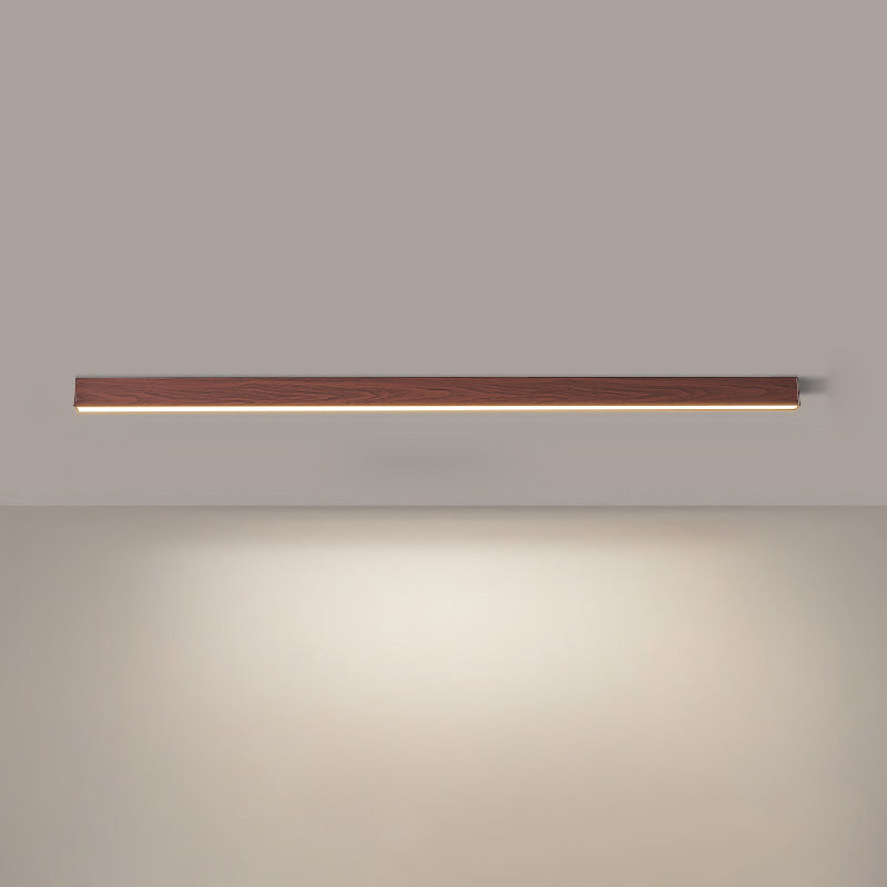 WOMO Lineare LED Deckenleuchte Flur Lang Schmal Metall-WM1003