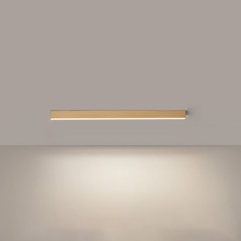 WOMO Lineare LED Deckenleuchte Flur Lang Schmal Metall-WM1003